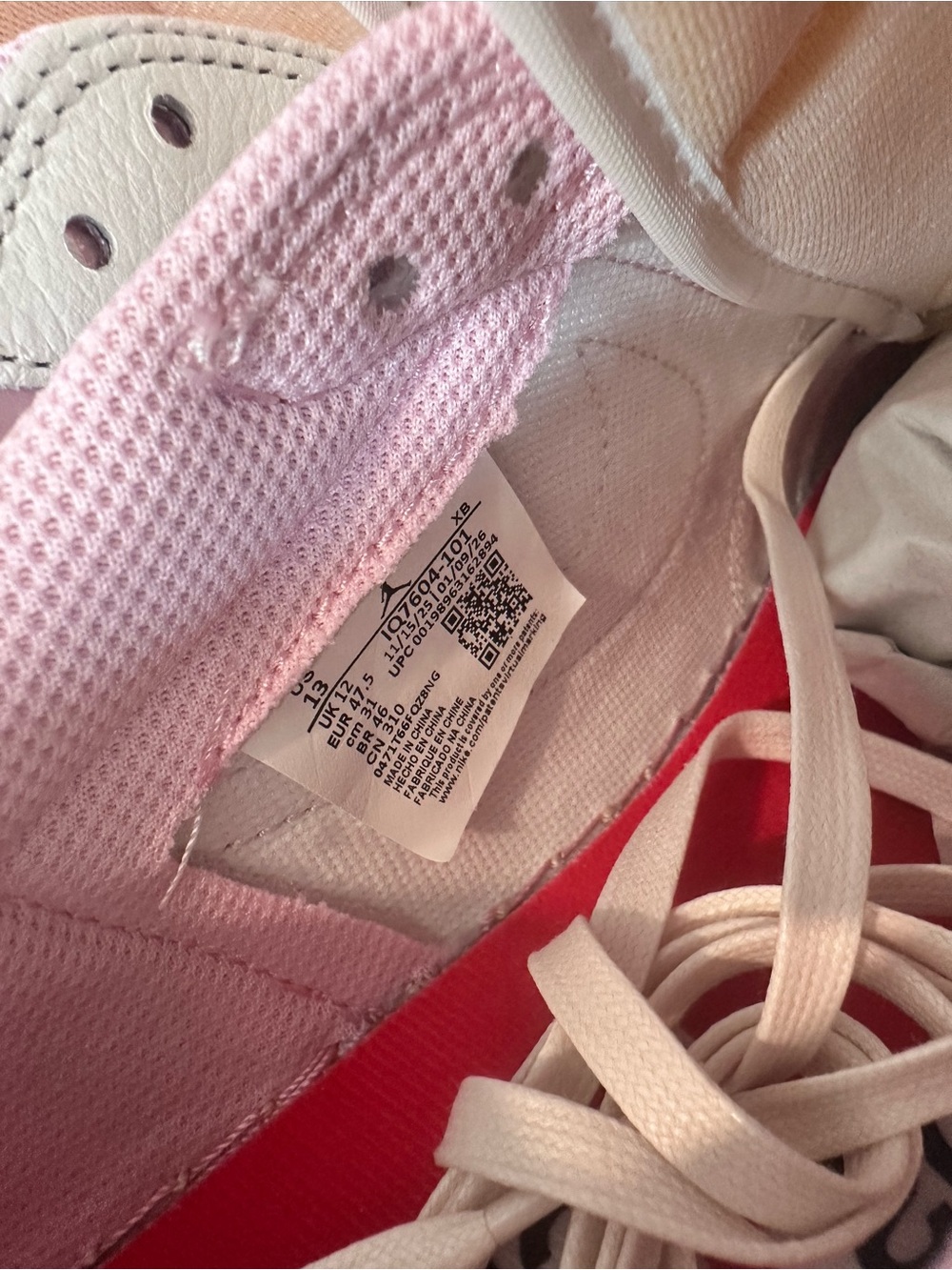 Travis Scott x Nike Jordan Low Sail/Tropic Shy-Pink DS OG - Picture 9 of 15